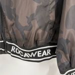 Rocawear  Womens Camo Hooded Zip Up Jacket Logo Trim size medium NWT Photo 4
