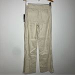 Apt. 9  slit hem long‎ linen wide leg pants cream size 2 new with tags! Photo 6
