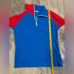 Columbia Women’s Red&Blue Fleece  Pullover Photo 5