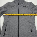 The North Face Light Gray Quilted Jacket Photo 9