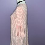 Reborn J Boutique Pink and White Bell Sleeve Top Photo 4