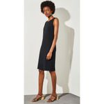 Ming Wang Plus Crew Neck Acrylic Knit Tank Shift Dress Night Black Size 2X Photo 2