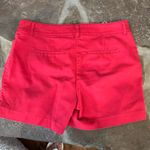 The Limited  Red Women's Chino Shorts cotton high waist 5” hem Photo 1
