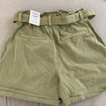 ZARA Nwt  Paper bag High Ride Shorts Sz 8 Photo 1