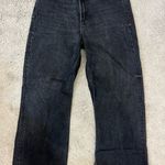 ZARA  Black Jeans Wide-Leg High-Rise Photo 2