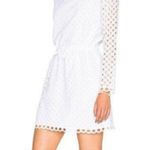 Carven Broderie Anglaise White cotton eyelet dress In Size 42 French or US 10 Photo 1