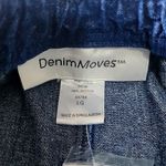 DenimMoves A Line Denim Button Down Skirt Blue Size L Photo 6
