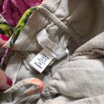 H&M  V-neck Plunge Back Linen Blend Floral Maxi Dress Photo 6