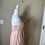 Old Navy  Cotton Gauze Halter Style Striped Sundress Maxi Dress Size Medium Photo 8