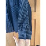 Aerie LumberJane Waffle Shirt Oversized Button Up Navy Blue Women’s size Small Photo 3