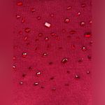 Vintage 90s Together! red angora lambswool jeweled sweater, size small petite Photo 2