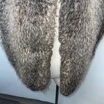 New York & Company Faux Fur Vest L/XL Brown Soft Plush Shaggy Winter Layer Size L Photo 6