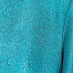 ALYX Size XL ALine Green Super Soft Sweater Dresss 3/4 Ruched Sleeves Ve… Photo 3