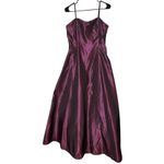 NWT Vintage Scott McClintock Bridesmaid Maxi dress glittering burgundy size 12 Photo 12