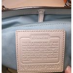 Coach  Bumblebee Flower Sig C Floral Handbag Tote Purse 14x9x5” VGUC Photo 3