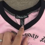 Dolls Kill Pink Birthday Crop Shirt Large Merch Photo 1