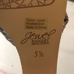 Badgley Mischka Jewel  Hype Knot Wedge Evening Sandals Silver Metallic 5.5 Photo 5