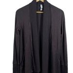 Athleta  Women’s Pranayama Restore Wrap Cardigan in Dark Purpleish Grey Size S Photo 1