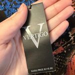 Vertigo NWT  Vibrant Print Maxi Dress Women’s Reptile Side Slit Size Large Photo 4