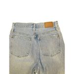 Madewell  Women 26 Baggy Straight High Waist Jeans‎ Distressed Light 100% Cotton Photo 5