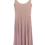 Reformation Mary Tank Dress Blush Jersey Knit Scoop Neck Midi Women's Size Small Photo 4