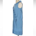 Banana Republic  Carolina Light Blue 100% Silk Sleeveless Dress Size 4 Small S Photo 2