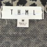 THML  Cardigan Women's Medium Multi Leopard Print Open Front Long‎ Cozy Sweater Photo 4