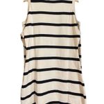 Tanya Taylor NWT Shirley dress cold shoulder plus size 1x cream black stripes Photo 2