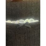 Romwe  Black/White Lace Sweater Knit Dress Sz XL NWT Photo 2