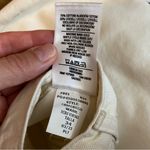 Hudson  Rosie Distressed‎ High Rise Wide Leg Ankle Jeans Size 34 Ecru Vintage Photo 10