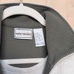 VTG Napa Valley Womens Pullover Size XL Zip Embroidered 90s Cottage Americana Gray Photo 2