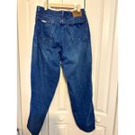 Zena Jeans Womens Blue High Waist Tapered Leg Pleated Vintage Denim Pants 16 Photo 7