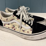 Vans Women's Old Skool Ditsy Floral True White Canvas Suede shoes Size 5.5M Photo 0