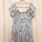 ASTR The Label Womens Roseline Maxi Dress XL Blue Pink Floral Cottage Romantic Photo 7