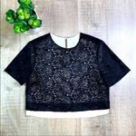 A.L.C. Sincerely Black Crop Top Photo 0