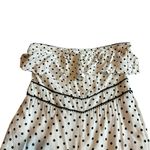 Lovers + Friends Carver White Black Polka Dot Jumpsuit Cropped Length Photo 2