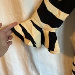 Kate Spade  Andora 100% Silk Zebra Print Flutter Sleeve Shift Dress Photo 2