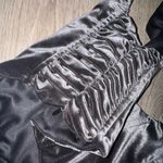 ZARA Metallic velvet corset crop top Photo 2