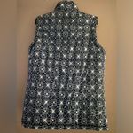 Jane Ashley  Blue and White Geometric Vest Photo 2