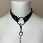 Black O Ring Chocker Necklace New Photo 11
