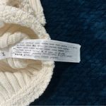 ZARA  Cream Embroidered Ruffle‎ Trim Ribbed Knit Off The Shoulder Crop Top Size L Photo 9