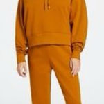 CALIA Women's Everyday Fleece Jogger Pant and Sweatshirt Set Bronzed Topaz Sz L Size L Photo 0