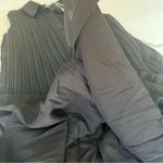 Joie NWT  pleated sleeveless shirt dress collared button down black size small Photo 9