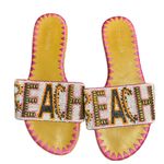Top Moda Beach beaded slides size 6 Photo 0