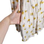 Free People Womens Cream Yellow Long Sleeve Floral Shift Tegan Mini Dress Size 0 Photo 6