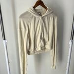 SKIMS  Off White Waffle Knit Hoodie Size Medium Photo 1