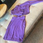French Connection Vintage Purple Two Piece Skirt Set Size Small Photo 9