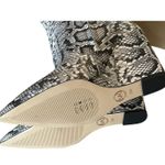 Michael Kors NEW Isra Wedge BOOTS Women's 10 Leather Snake Embossed Knee Hi Boot Photo 7