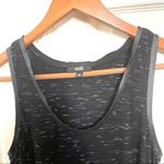Paige black tank with faux leather trim XS Photo 10