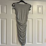 Bailey44 Bailey/44 Women’s Grey Cold Shoulder Cinched T-Shirt Dress Photo 5